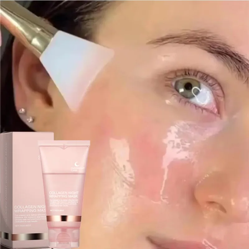 

Korean Collagen Wrapping Peel Off Facial Mask Elasticity Hydration Reduces Sagging Dullness Hydrolyzed Collagen Skin Care