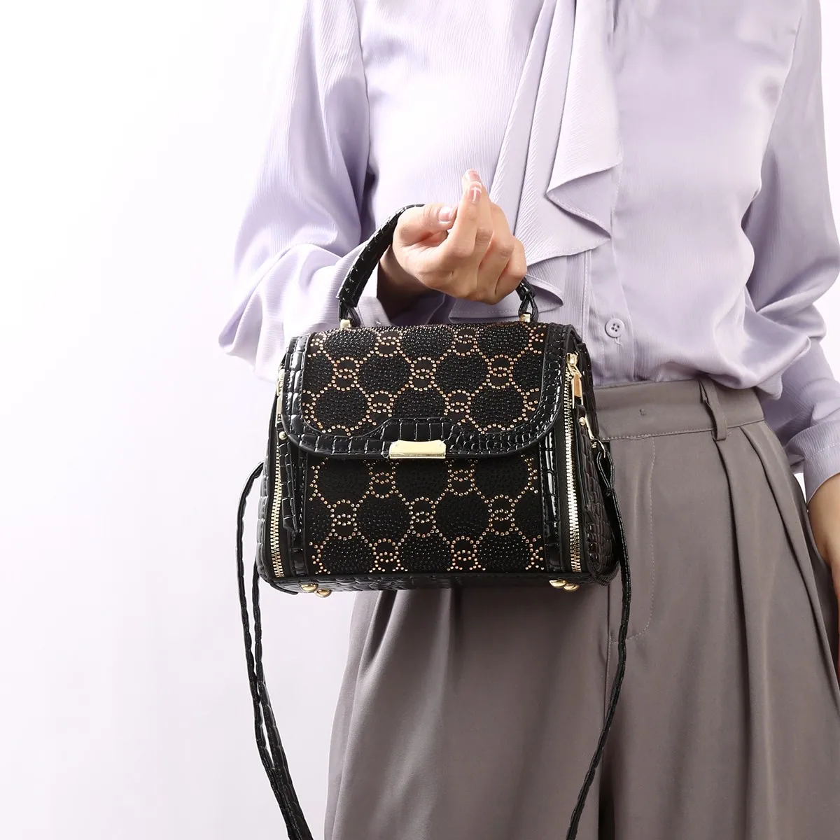 

Популярная классическая женская сумка, кожаная сумка-мессенджер, сумка через плечо, сумка через плечо от известного дизайнера, люксовый бренд