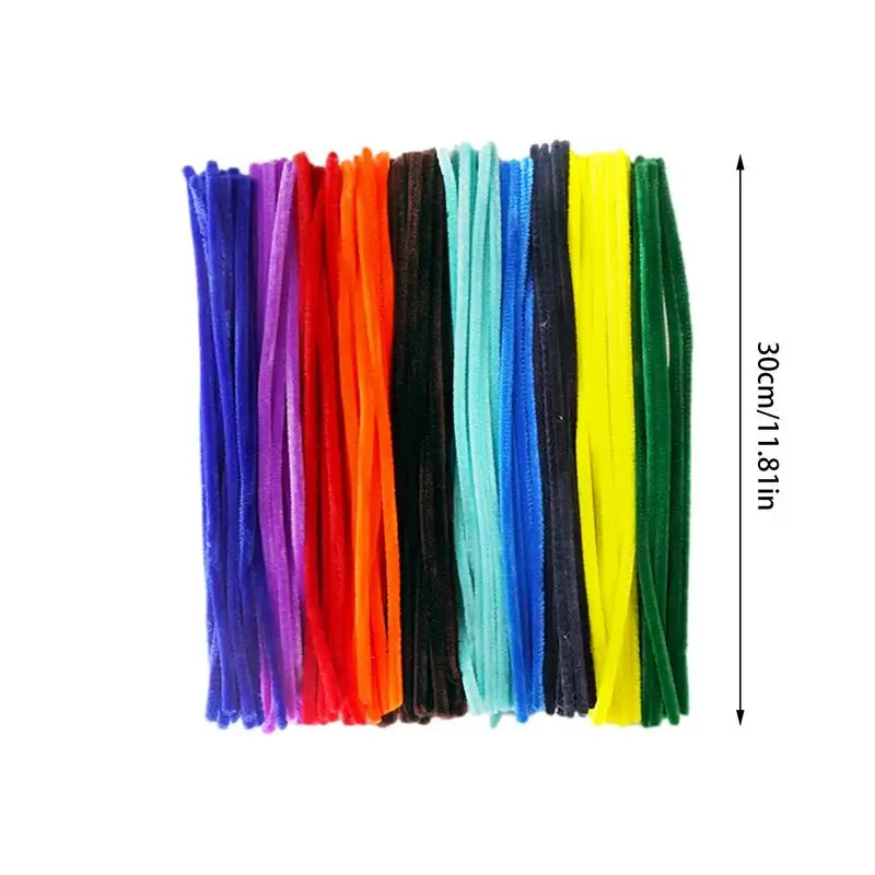 Bendable Sticks Set Crafting Supplies Stem Sticks Set 300X Craft Materials Twist Sticks Educational Toys Bendable Sticks For