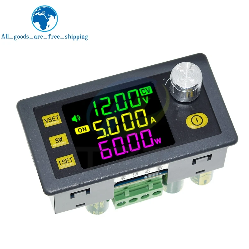SK60 SK60S تيار مستمر 6-36 فولت 60 واط 5A باك دفعة محول التصنيع باستخدام الحاسب الآلي قابل للتعديل وحدة امدادات الطاقة الجهد المستمر الحالي وحدة الشحن الشمسي