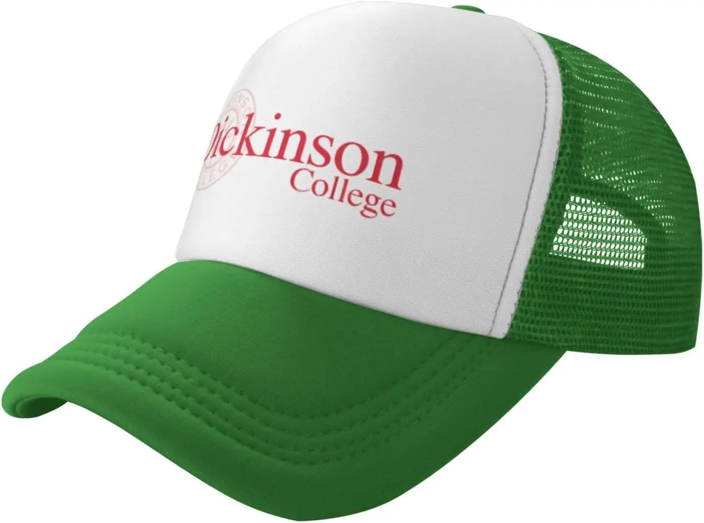 Dickinson College Logo Trucker Hats for Both Men and Women - Mesh Baseball Snapback Hats