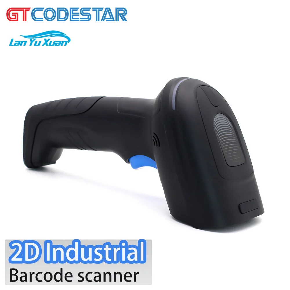 GTCODESTAR 2D Barcode Reader QR Code Reader Inventory Wired Barcode Scanner Handheld Barcode Scan Gun for Supermarket Scanning