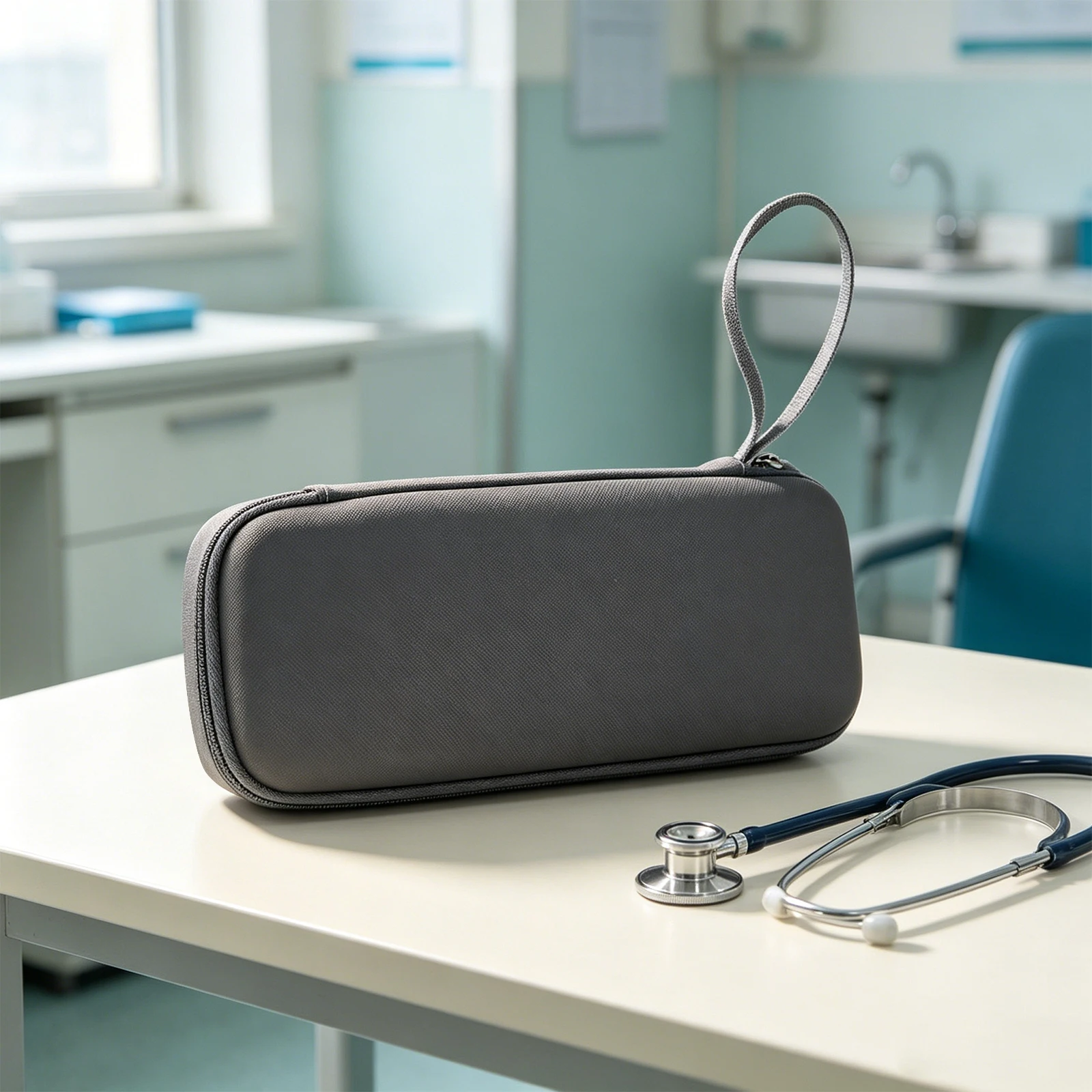 Hard Carrying Case for MDF ADC Omron Stethoscopes EVA Protective Case Lightweight for Medical Bandage Scissors Hospital