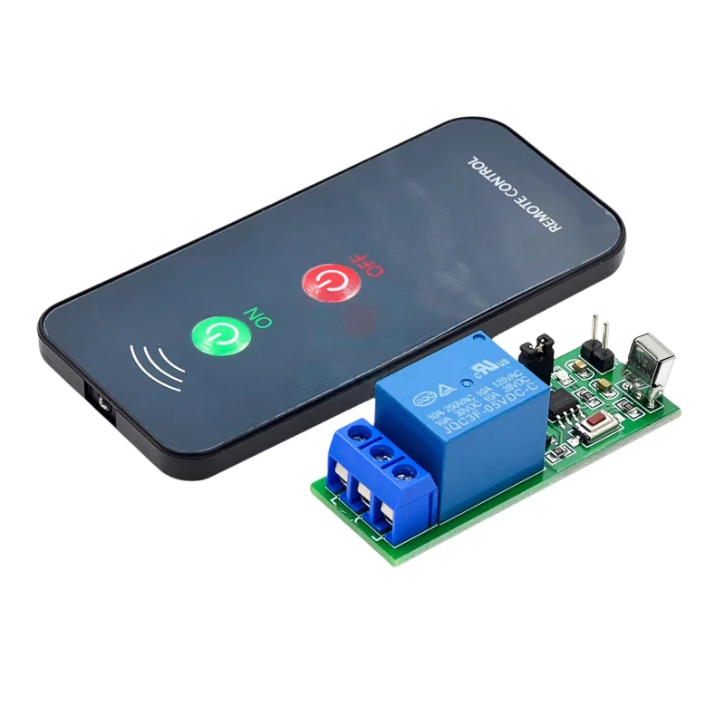 1pcs 1 channel 5V infrared remote control relay module, learning type infrared remote control switch remote control module