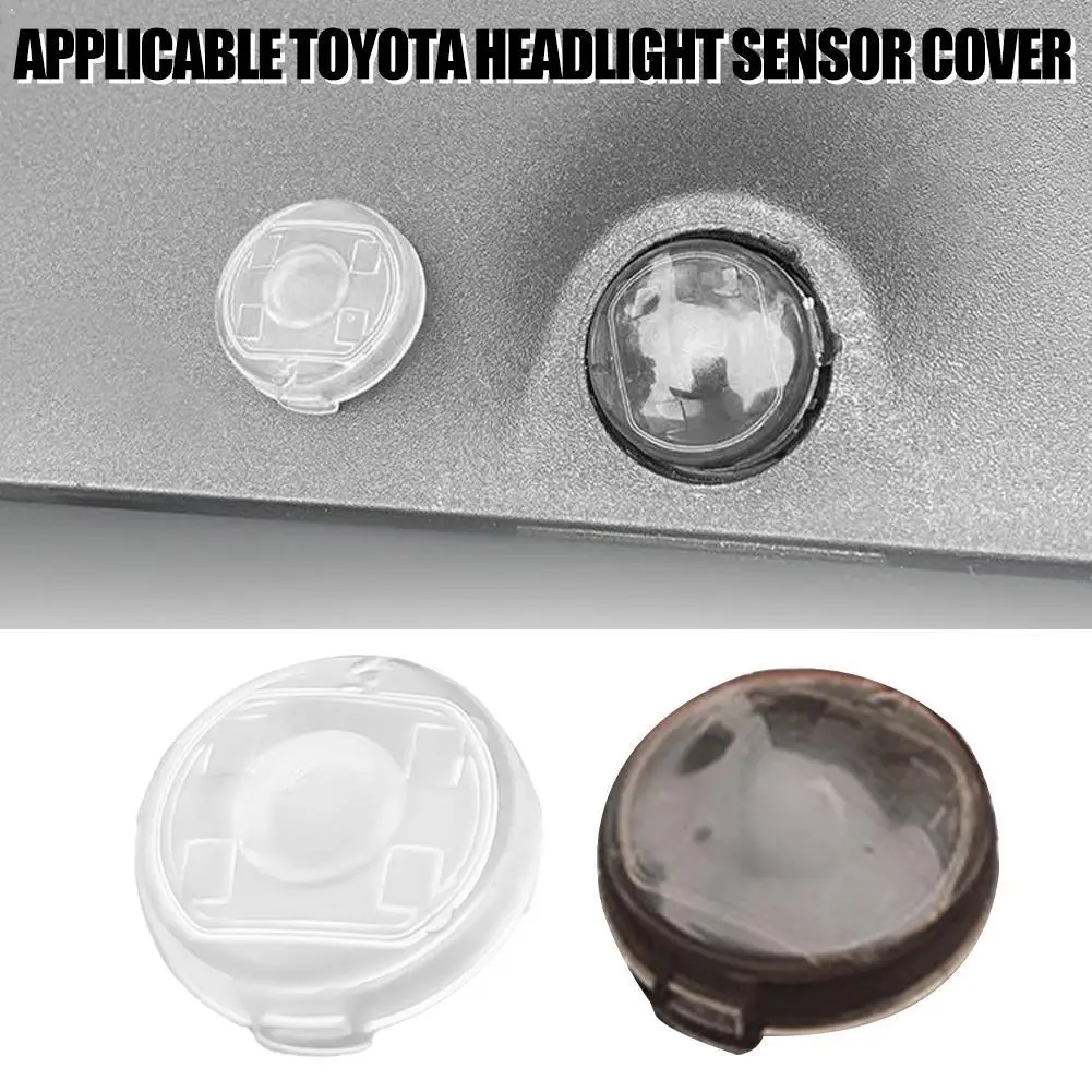 1 pçs tampa do sensor do farol guarnição para toyota lexus sienna rav4 camry, substituição da tampa do sensor de luz do farol