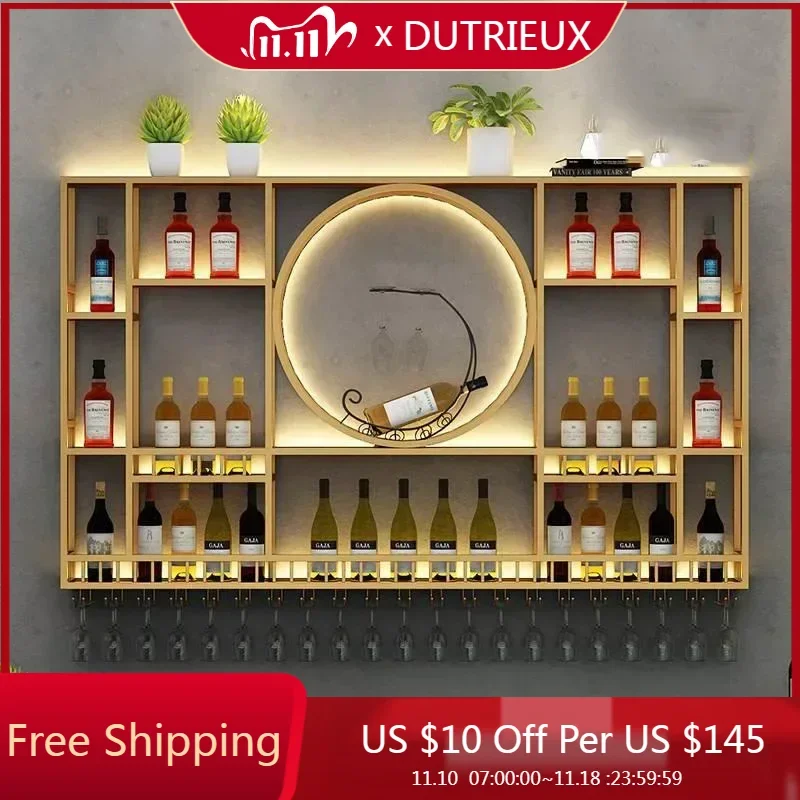 

Vertical Display Bar Liquor Bottle Wall Black Commercial Liquor Bar Shelves Home Vino Drink Porta Bottiglie House Furniture