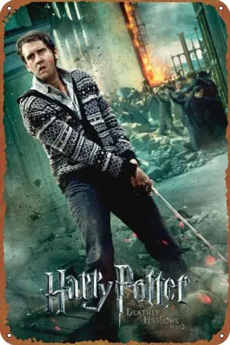 HP8 Neville Longbottom Movie Poster Retro Metal Tin Sign Vintage Wall Decor