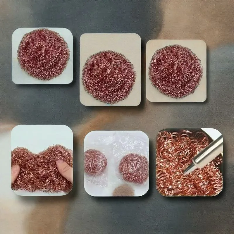 

Чистящий шарик для распайки паяльника, сетчатый фильтр, насадка для очистки, шарик для чистки медной проволоки, металлические инструменты для очистки шариков