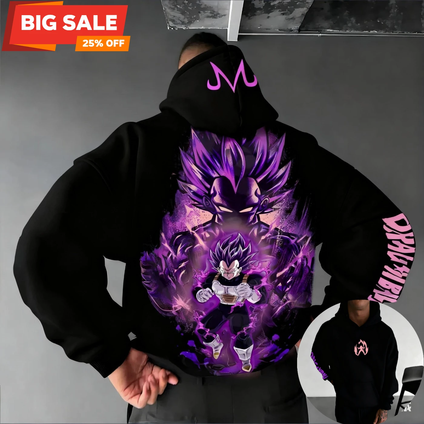 Dragon Ball Z Anime 2025 Streetwear Mannen Oversized Hoodie Harajuku Vintage Vrouwen Sweatshirt Met Capuchon Lange Mouwen Top Y2k