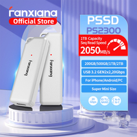 Fanxiang PS2300 Super Mini Portable Solid State Drive 20Gbps 2050MB/s PSSD 1TB 2TB External Portable SSD for Laptop Data Backup