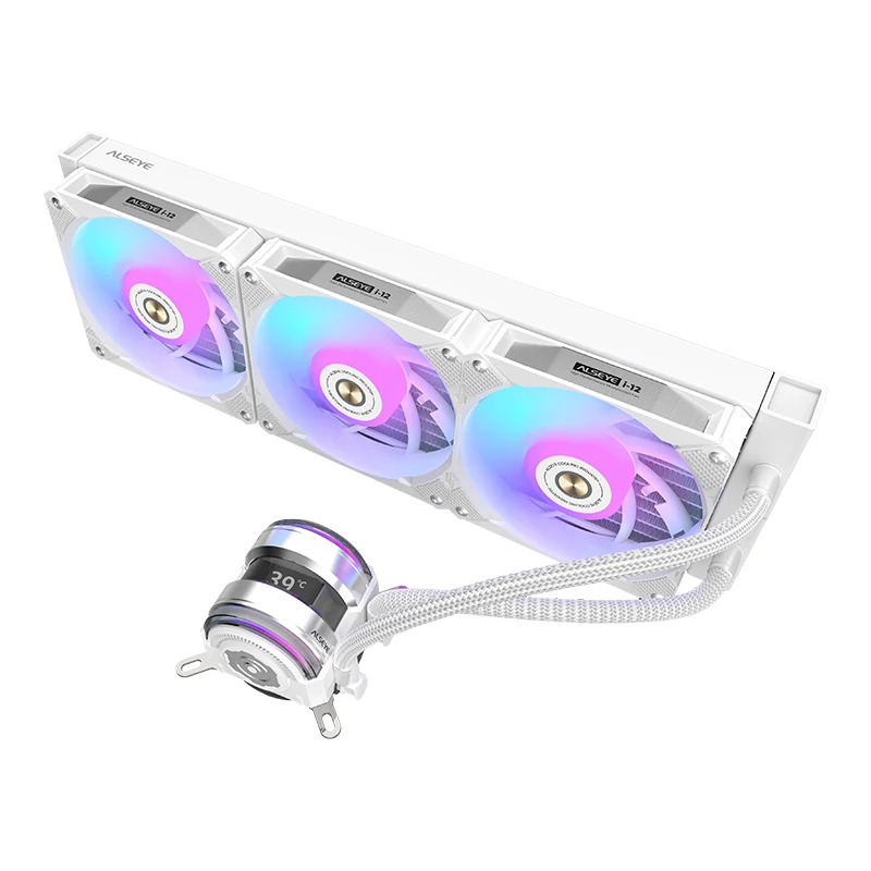 

RGB Gaming PC Fan Liquid CPU Cooler 360mm Radiator with 3X 120mm Low Noise ARGB Fans
