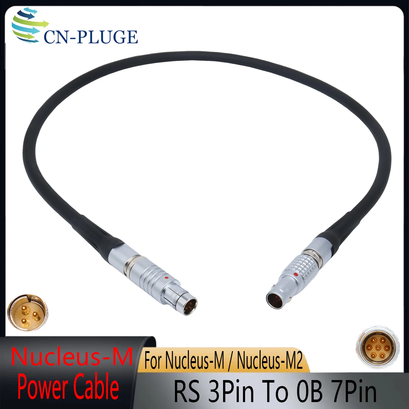 ARRI RED Camera RS 3Pin Power Out to 0B 7pin for TILTA Nucleus-M WLC-T03/Nucleus-M2 Motor Power Cable