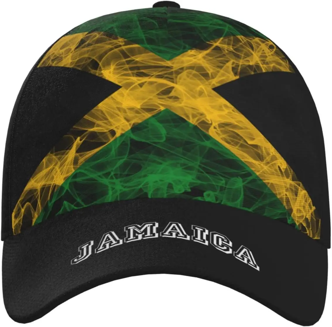 Jamaican Flag Baseball Cap for Men Women, Fashion Adjustable Jamaica Hat Casual Trucker Hats Sun Visor Caps