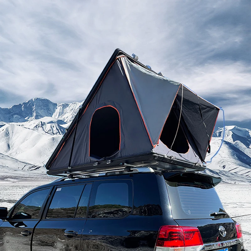 

Aluminum Triangle SUV Car Rooftop Tent Auto-hydraulic Car Family Self-driving Hard Shell Roof Top Tent