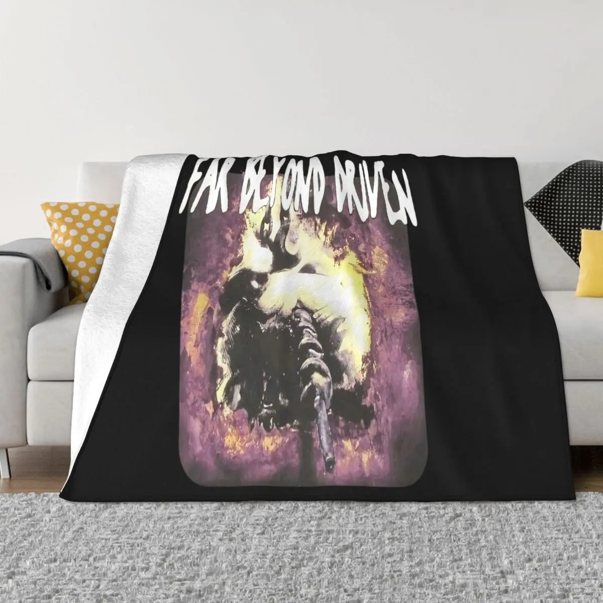 Pantera Vintage 1994 Far Beyond Driven Banned Lp Cover Tour Concert Xl Trend Throw Blanket