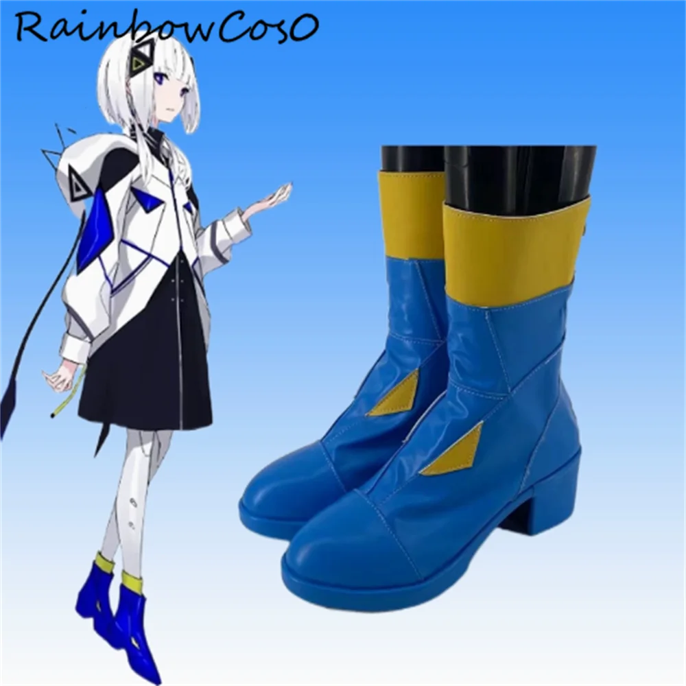 KAFU cevio virtuel YouTuber VTuber Cosplay chaussures bottes jeu Anime Halloween RainbowCos0 W4500