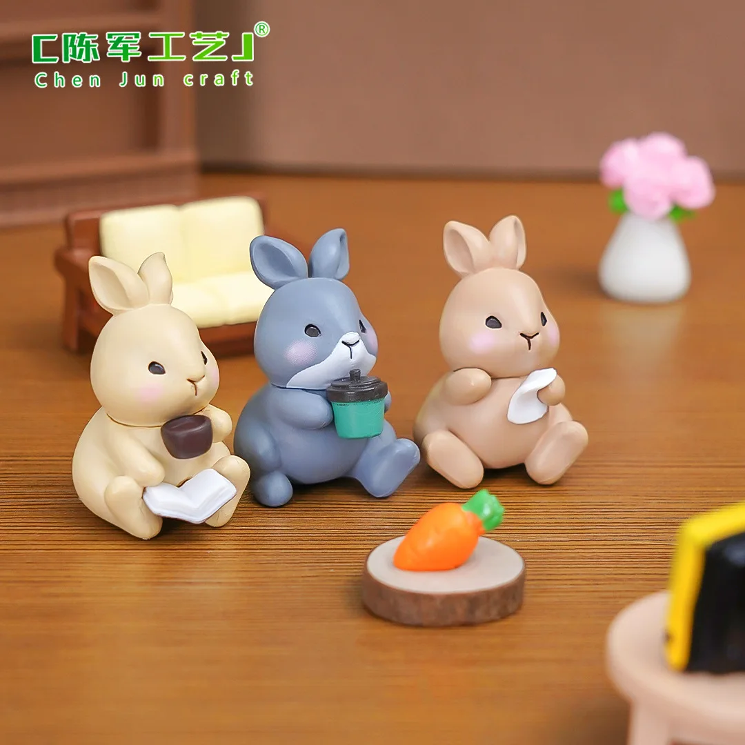 Miniatures Cute Ornament Model Home Car Decoration Figurines Crafts Toys Resin Mini Landscape Home Accessories Supplies Gifts - Detail 1