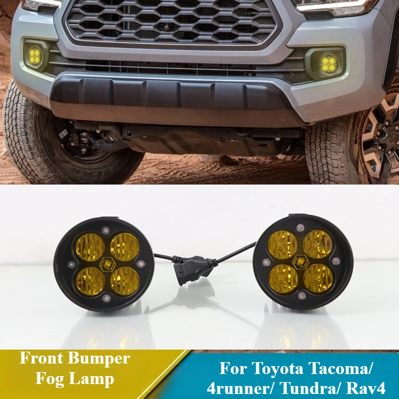 

Car LED Fog Light High Power DRL Front Bumper Lamp for Toyota Tacoma 16-23/ 4runner 4 Runner 14-22/ Tundra 14-21/ Rav4 2016-2021