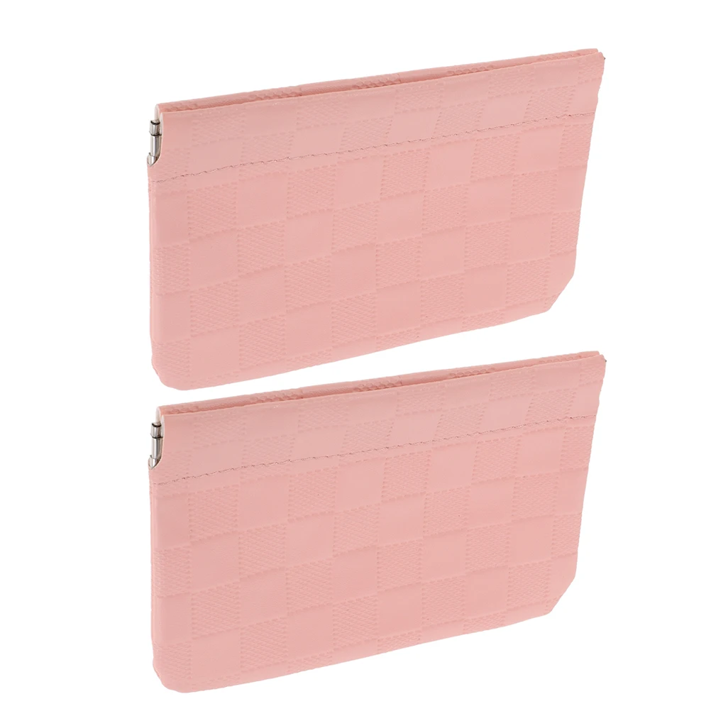 

2Pcs Bag Storage Pink Small Travel Makeup ganizer for Purse Lipstick Bathroom Women Toiletry travel makeup for purse
