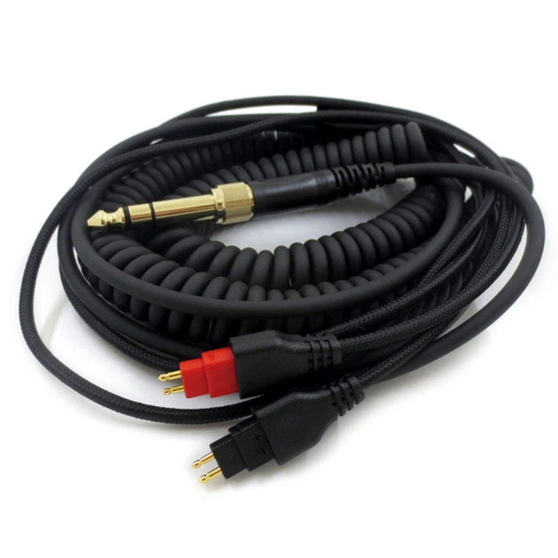 1.5m Length Line Anti-aginge Compatible with Senn heiser Hd650 Hd600 Hd660 Headsets Cable Strengthful and Powerful Cable