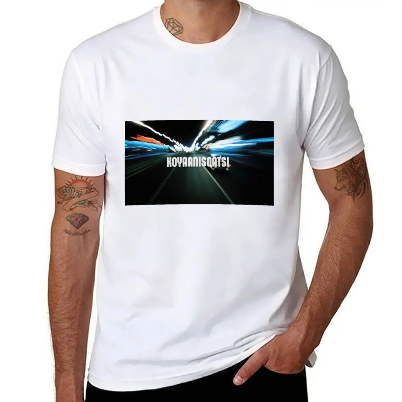 KOYAANISQATSI T-Shirt printed t shirts for man man t shirt cotton T-Shirt