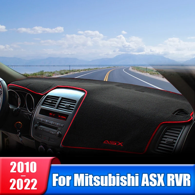 Car Dashboard Cover Mat For Mitsubishi ASX 2010 2011 2012 2013 2014 2015 2016 2017 2018 2019 2020 2021 2022 RVR Accessories