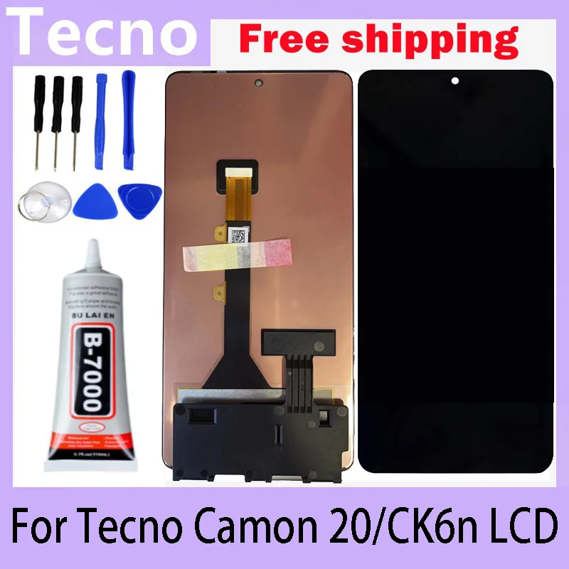 

ЖК-дисплей для Tecno Camon 20 Pro CK6n CK7n CK8n CK9n X678B X6710