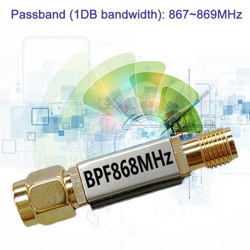 فلتر تمرير نطاق منشار مخصص بالترددات اللاسلكية ، فلتر RF الكريستالي ، Mhz