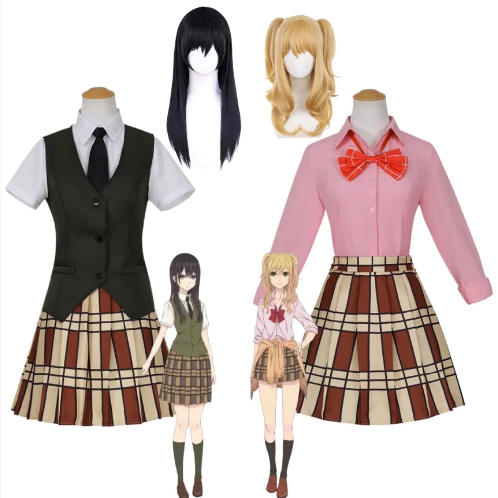 

Citrus Mei Aihara Yuzu Aihara Cosplay Sweater JK Uniform Accessories Wig Set Adult Women Halloween Comic Con Carnival Outfit