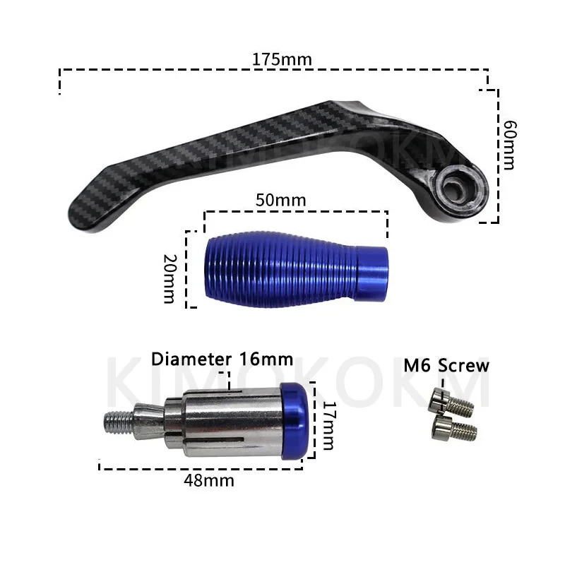 طوال العام دراجة نارية CNC المقود القبضات الحرس دواسة فرامل عتلات الحرس حامي لياماها MT-03 MT-07 MT-09 MT-10 MT-15 MT-12
