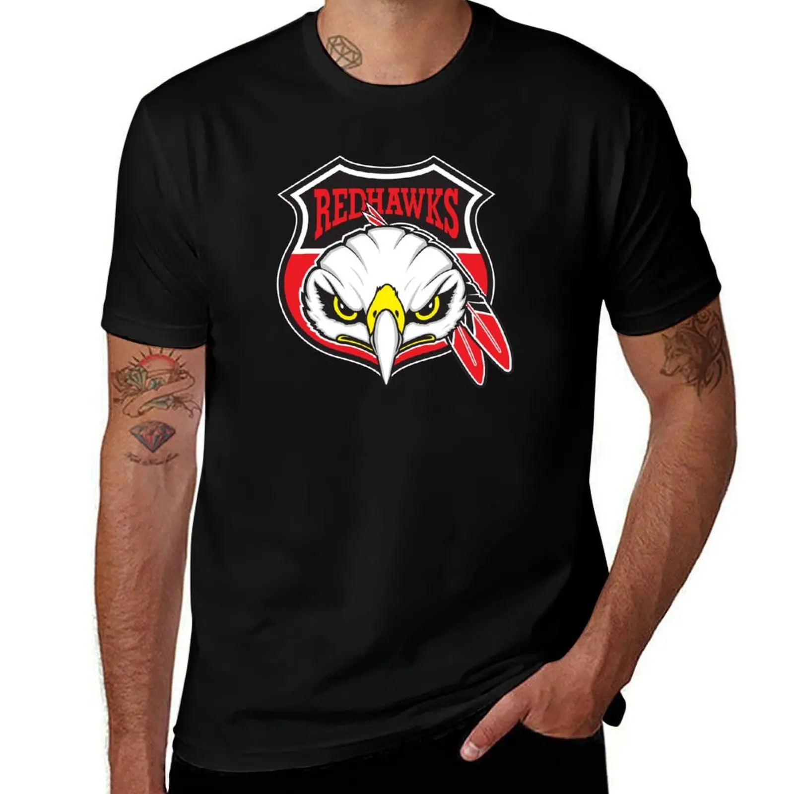 Футболка Malmo Redhawks, летняя спортивная быстросохнущая футболка