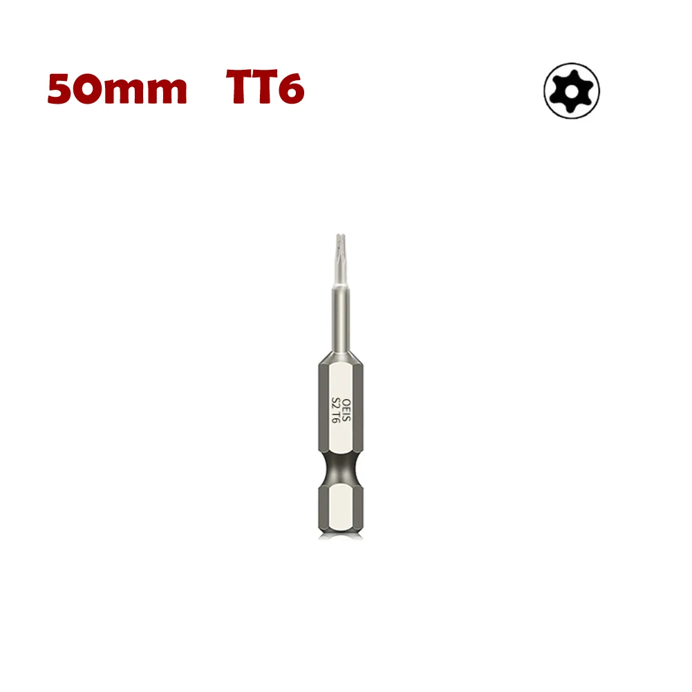 

Bits Screwdriver Drills Electric High Hardness Magnetic Head Silver 1/4 Inch Hex 50mm / 2Inch Alloy Steel Single