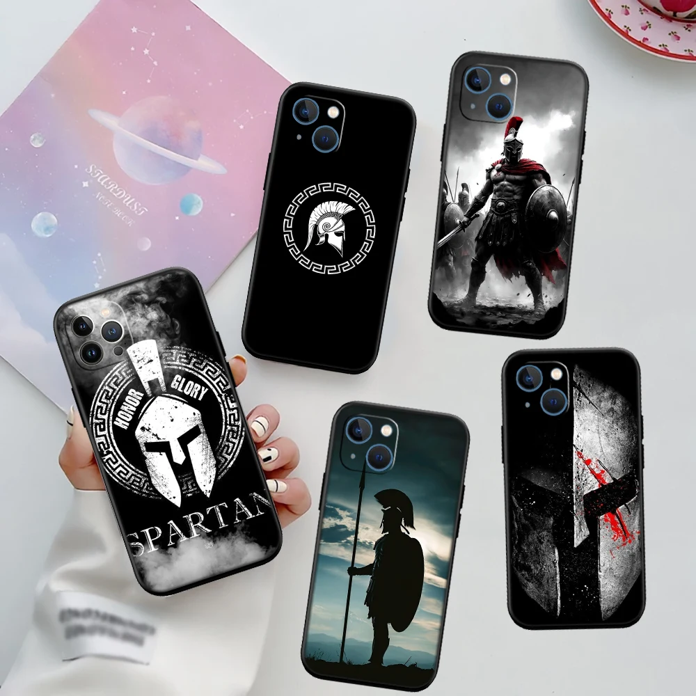 II66 Spartan Warrior Phone Case for Samsung Galaxy A11 A12 A13 A15 A52S A53 A55 A56 A70 A71 A72 A73 F06 F16 F56