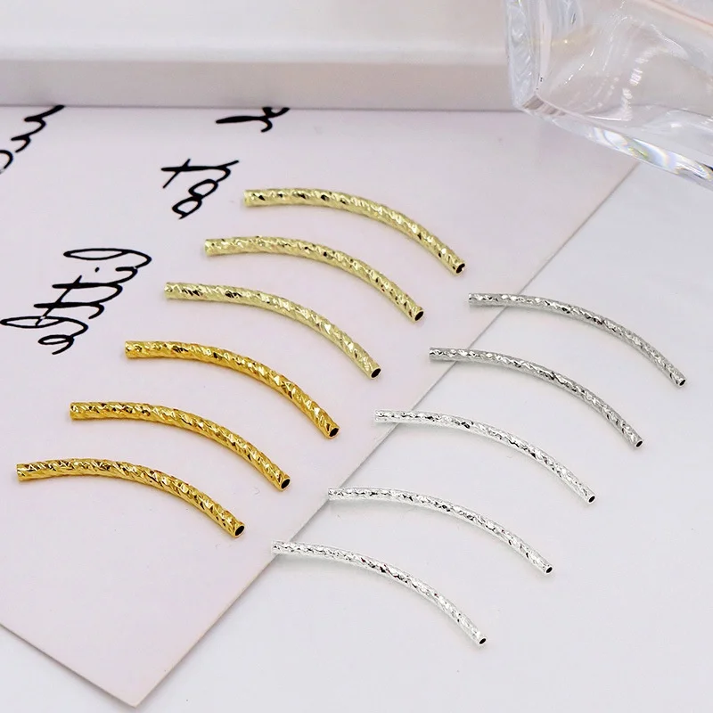 50 Pcs 14K Gold Plated Elbow Bracelet Necklace Material DIY Jewelry Hand Made 14k Gold Plated Accessories