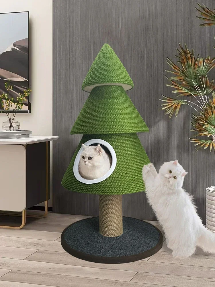 Cat climbing frame, Christmas tree, cat scratching board, sword rope,