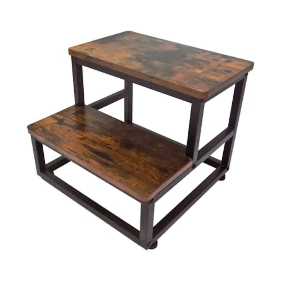 

Step Stools for Adults Heavy Duty Sturdy Step Stool Helper for Kitchen Bathroom Hold Up to 500 Lbs Capacity Metal Frame