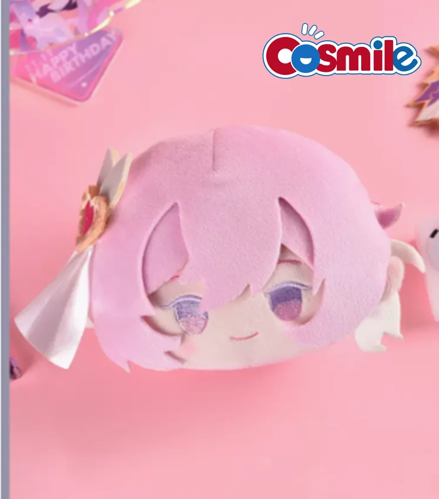 

Cosmile Honkai Impact 3rd Elysia Theresa Apocalypse Fu Hua MiHoYo Official Plush Toys Sound Pendant Bag Keychain Cosplay Gift C