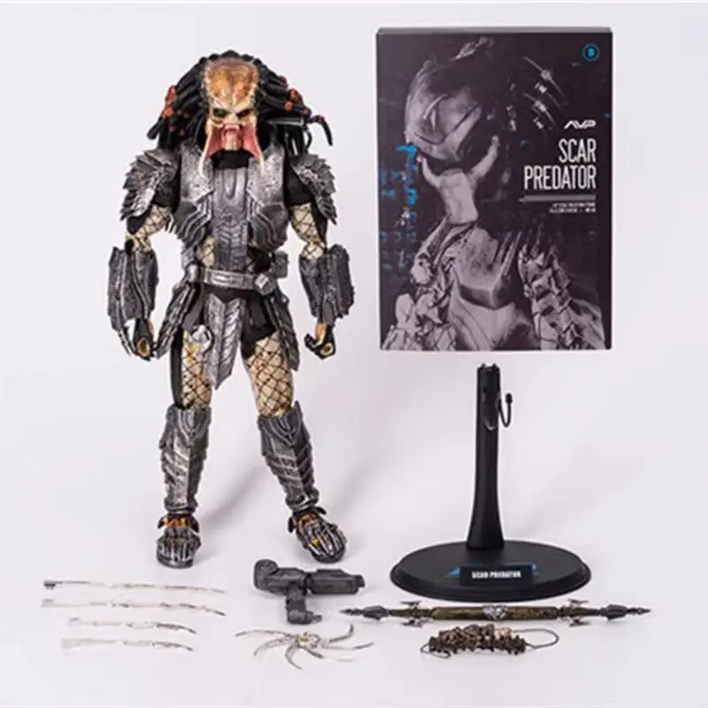 HC 프레데터 시리즈 - 스카, 라베이저, 퓨지티브 & 가디언 프레데터 액션 피규어 모델