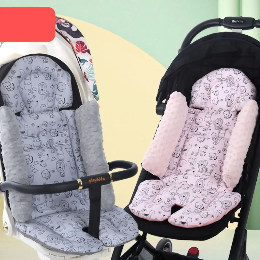 Cartoon Pattern Baby Stroller Cushion Baby Seat Cushion Seat Liner Pushchair Car Mat Pram Cushion Car Seat Trolley Mattress