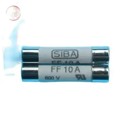 5pcs SIBA FF 10A 600V 50kA 6.3x32mm 195100 7012540 Fast Acting Ceramic Fuse Links