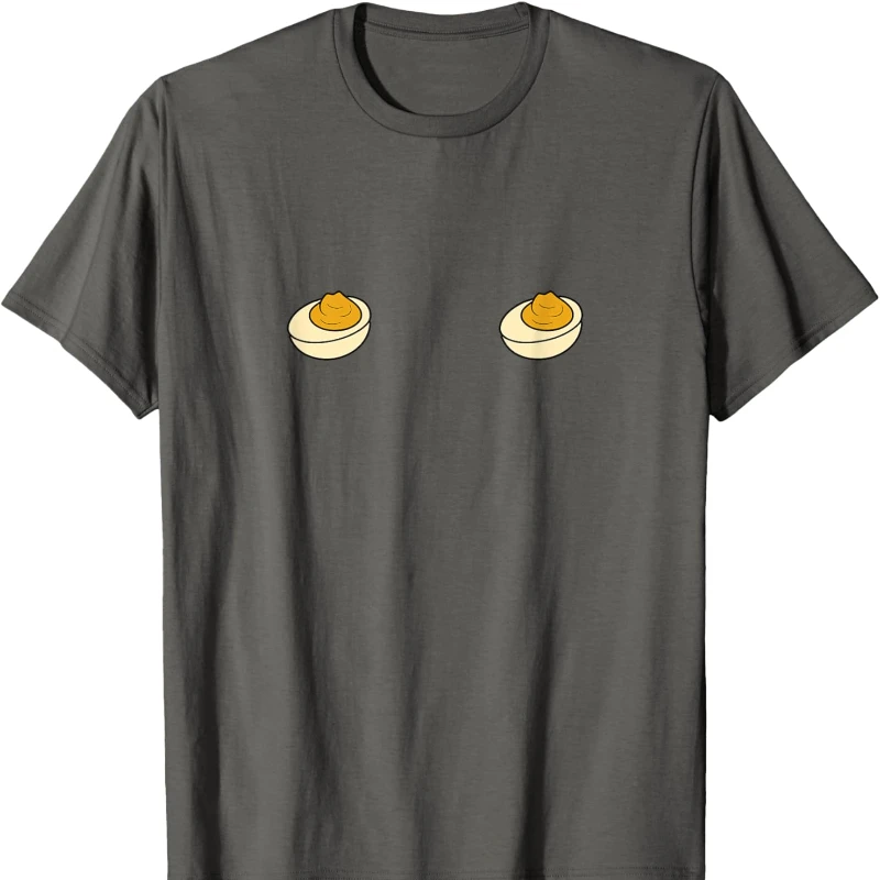 أنا فقط هنا من أجل البيض الشيطان مضحك زوجين مطابقة القطن تي شيرت عادية شعبية لينة مريحة مضحك الشارع زوجين تيز #2