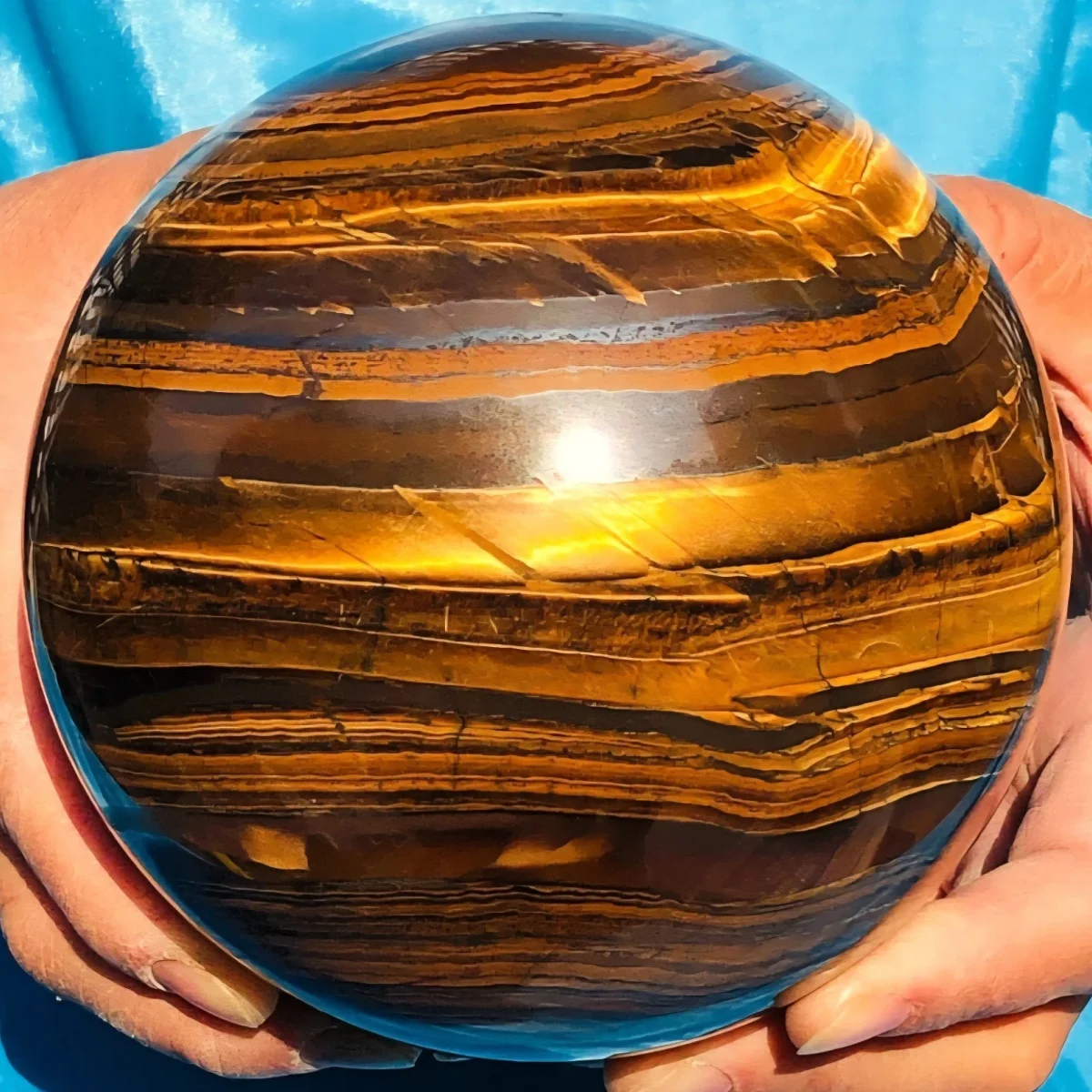 Large!Natural Formed!Iron Tiger Eye   Ball,Quartz Crystal Tiger Eye Ore Polishing Ball,Mineral, Reiki, Healing Ball