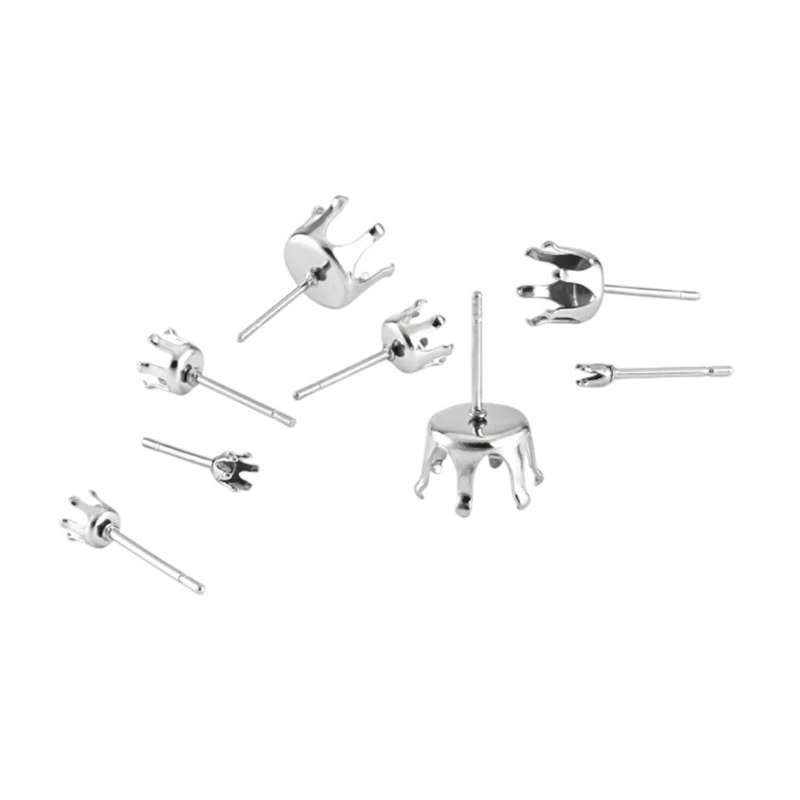 10 Pieces Comfortable Wear Claw Earring Bases Ideal for Women’s Jewelry Accessories and Gifts Craft Supplies Use