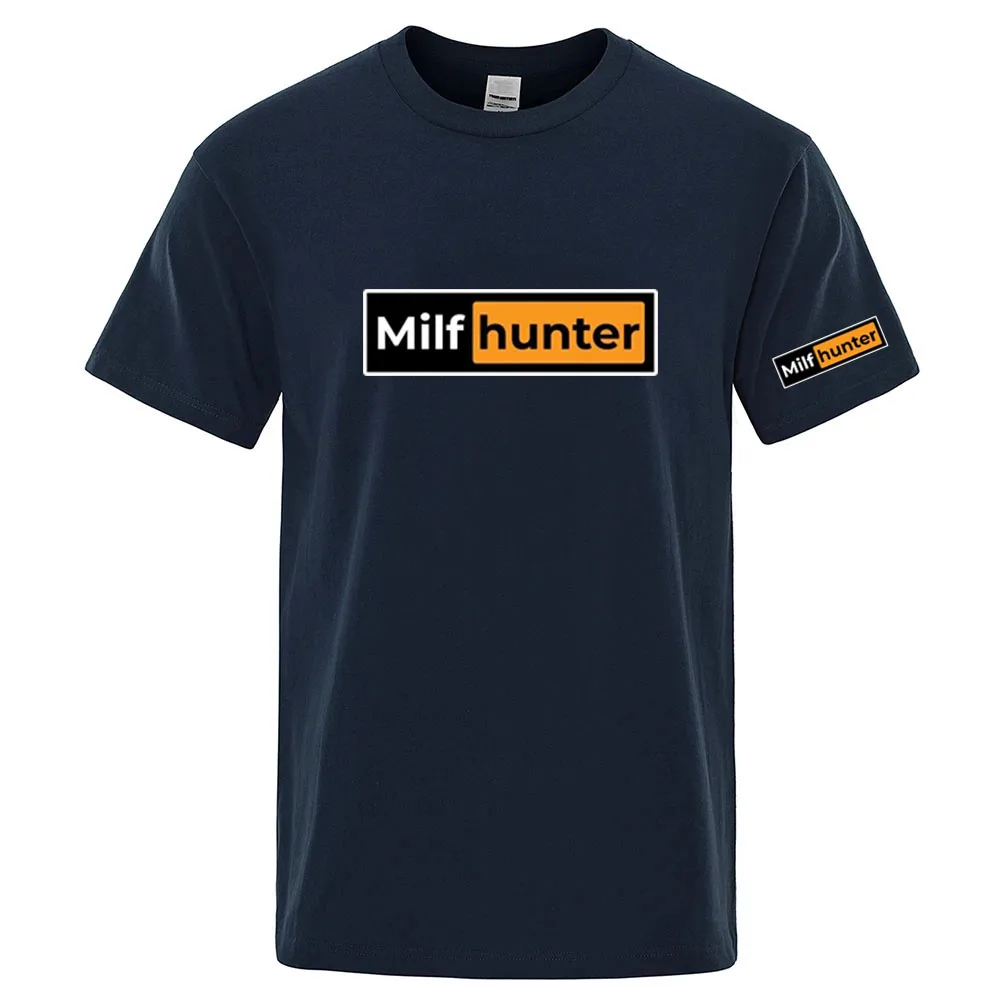 Camiseta Deportiva de Manga Corta para Hombre, Secado Rápido, Transpirable, con Humor Adulto y Chiste Divertido de Cazador de MILFs, Nueva 2026