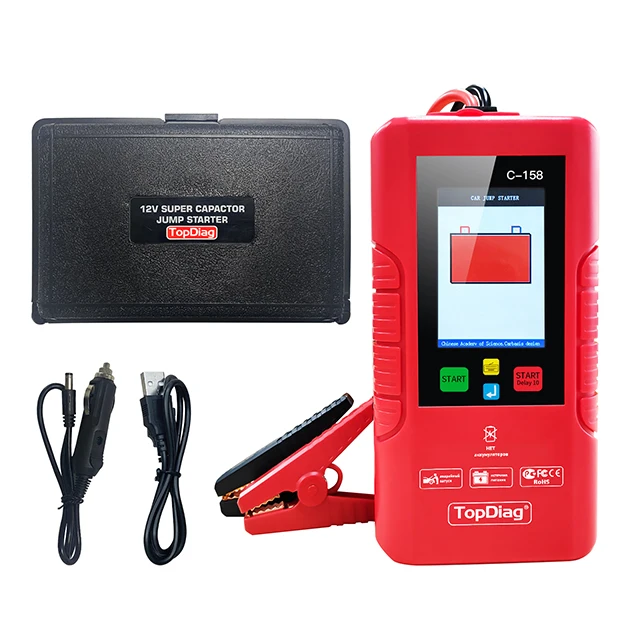 12V Car Capacitor Jump Starter Without Battery No Limited Times Use New Generation Jump Starter emergency starter