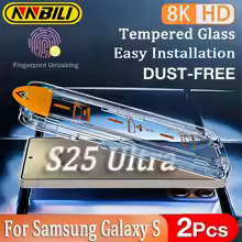 NNBILI 2Pcs Tempered Glass for Samsung Galaxy S25-S21 & A Series