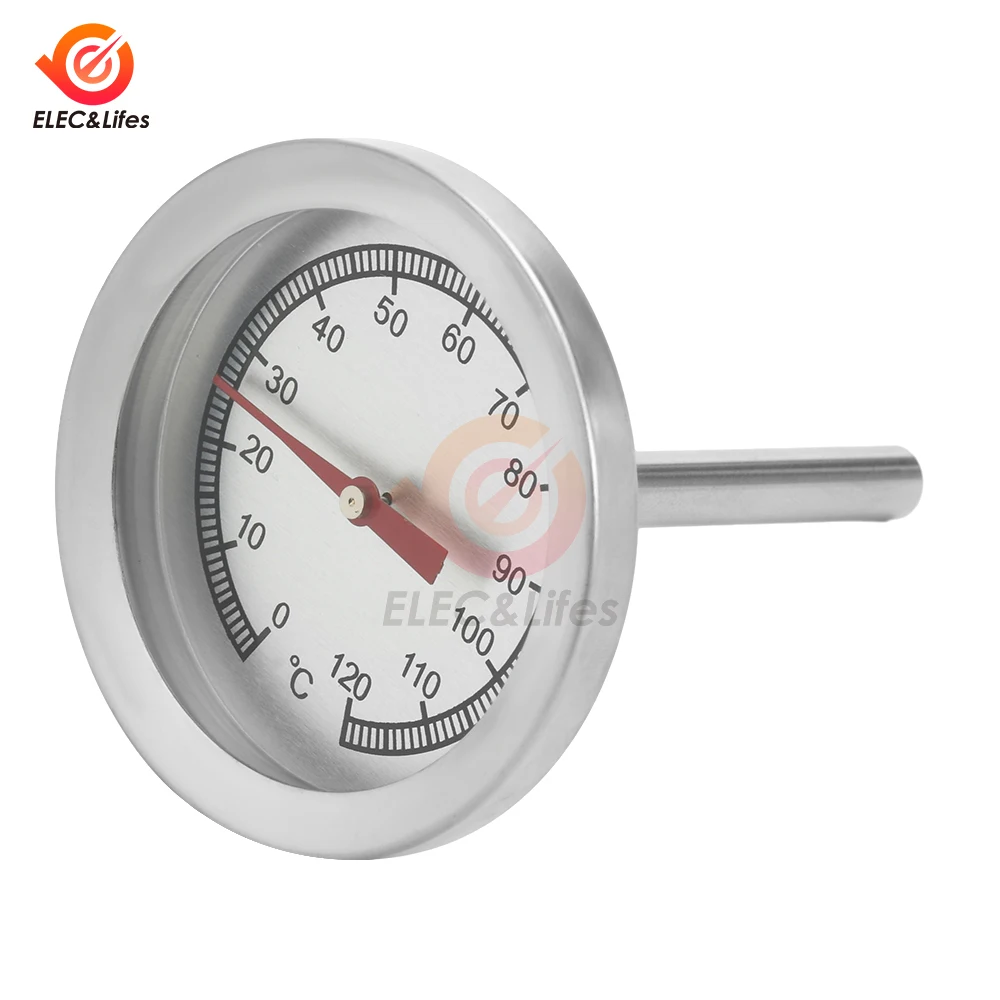 0-500 ℃   0-120 ℃   เครื่องวัดอุณหภูมิเตาอบสแตนเลสขาตั้งหน้าปัดขนาดใหญ่อบาร์บีคิวทําอาหารเนื้อสัตว์การวัดอุณหภูมิอาหารในครัวเรือน