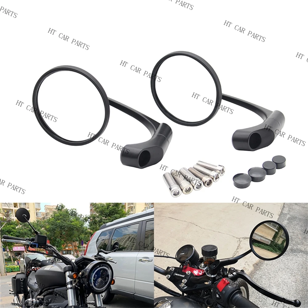 Motorcycle rearview mirror wholesale refit universal rearview mirror cruising For Harley/Prince car/scooter/straddle bike, etc.