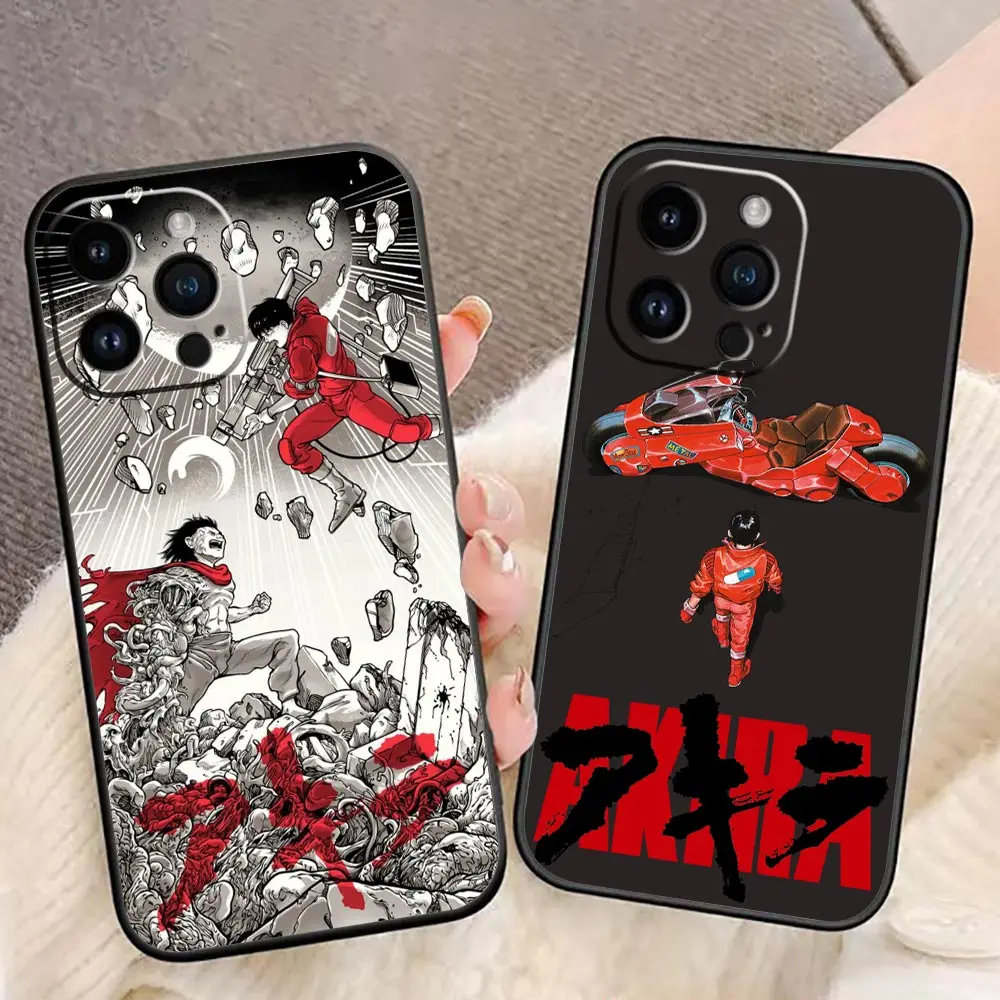 Anime A-AKIRA V-Voltron Phone Case For iphone Apple 15 14 13 12 11 Pro XS Max Mini X SE 8 7 Plus TPU Case Funda Capa Shell Cover