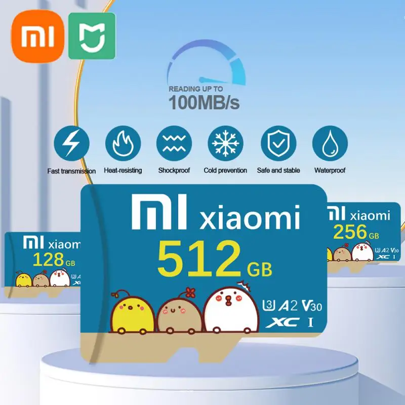 بطاقة ذاكرة عالية السرعة من Xiaomi-Mijia ، بطاقة ذاكرة صغيرة أصلية ، بطاقة SD ، بطاقة SDCard فلاش ، تخزين موسع للأندرويد ، 1 ، 2 ، 64 جيجابايت ، GB ، GB ، GB